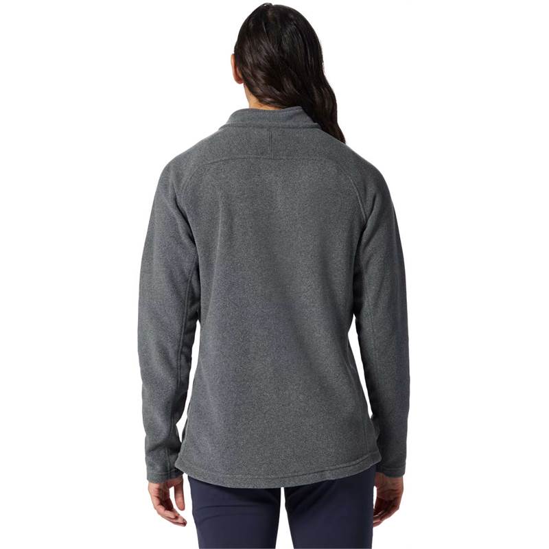 Mountain Hardwear Women's Polartec Microfleece Full Zip Jacket - Grey Heather - Sportandleisure.com