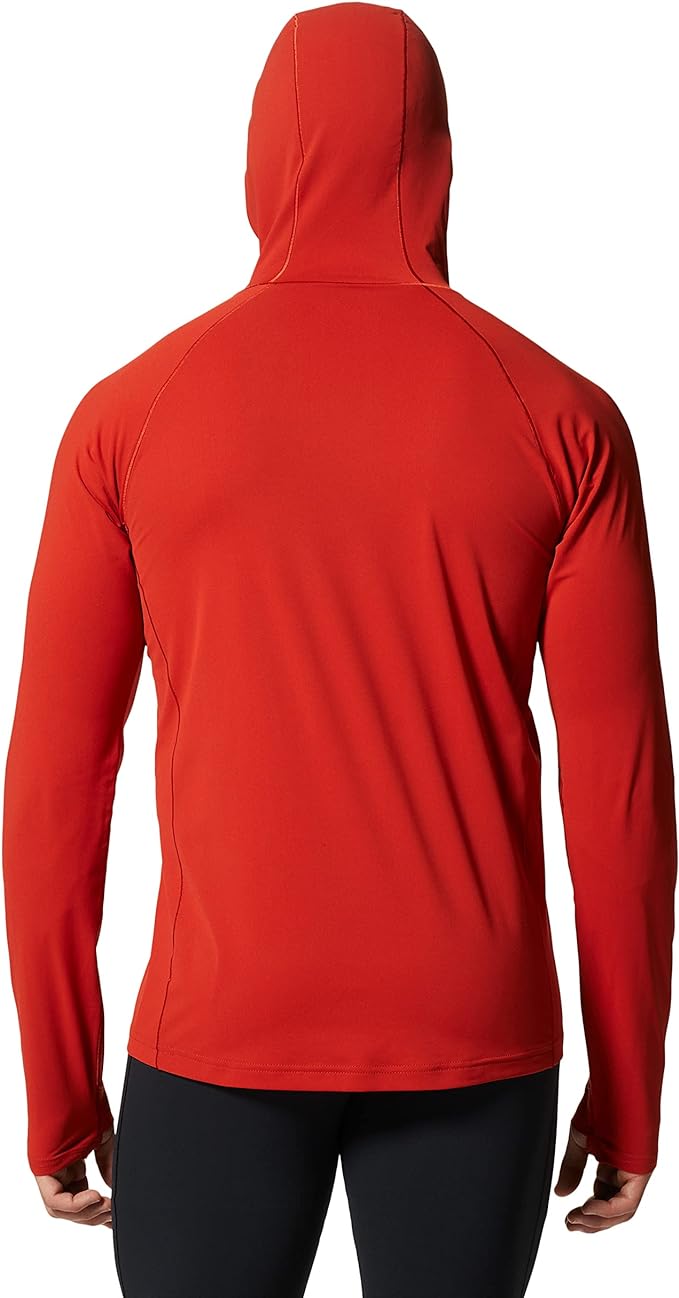 Mountain Hardwear Men's Mountain Stretch Hoody - Desert Red - Sportandleisure.com
