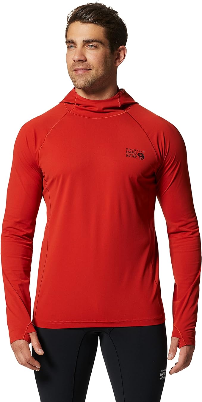 Mountain Hardwear Men's Mountain Stretch Hoody - Desert Red - Sportandleisure.com
