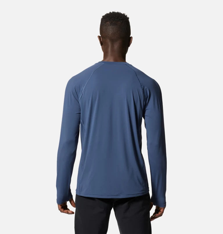 Mountain Hardwear Men's Crater Lake Long Sleeve Crew Shirt - Zinc - Sportandleisure.com
