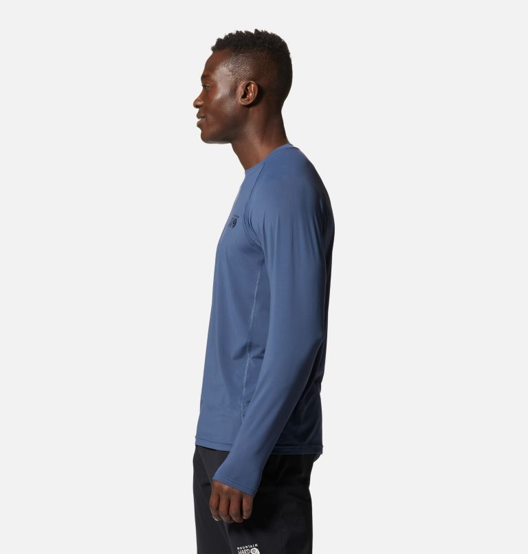 Mountain Hardwear Men's Crater Lake Long Sleeve Crew Shirt - Zinc - Sportandleisure.com