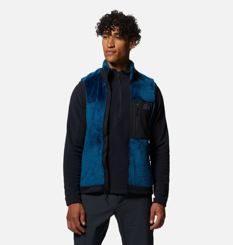 Mountain Hardwear Men's Polartec High Loft Vest - Dark Caspian - Large - Sportandleisure.com