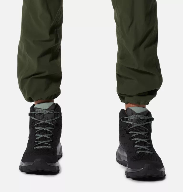 Mountain Hardwear Dynama Lined High Rise Pant - Women - Surplus Green - Large - Sportandleisure.com