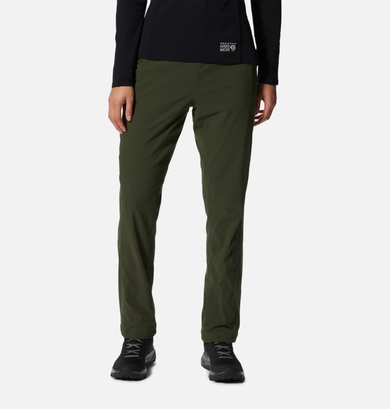 Mountain Hardwear Dynama Lined High Rise Pant - Women - Surplus Green - Large - Sportandleisure.com
