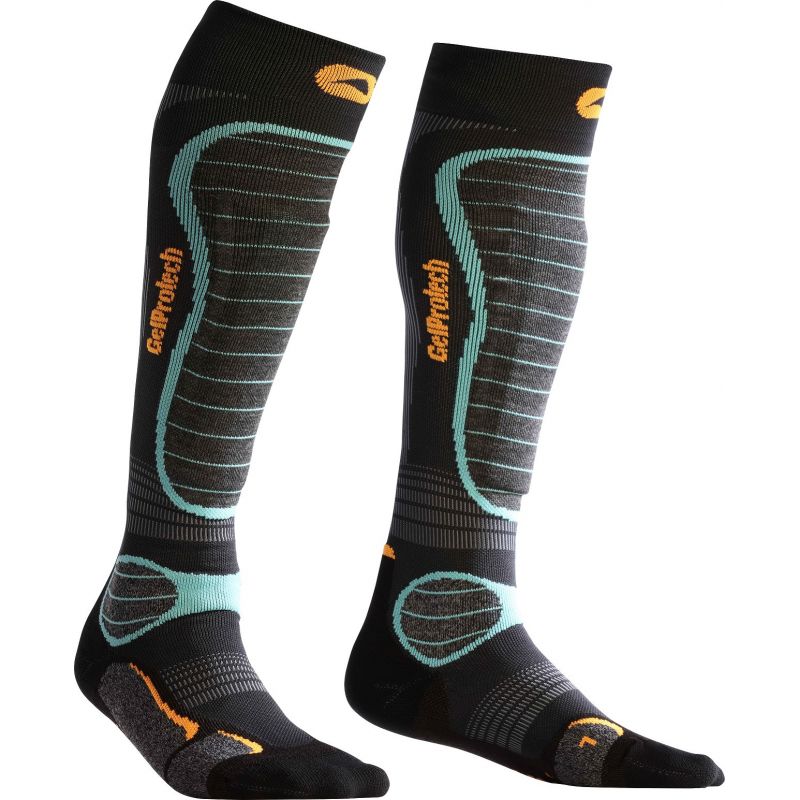 Monnet GPSKI GelProtech Ski Socks - Blue - Sportandleisure.com