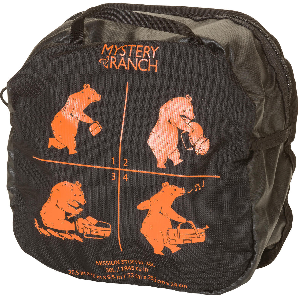 Mystery Ranch Mission 60 L Stuffel Bag - Black - Sportandleisure.com