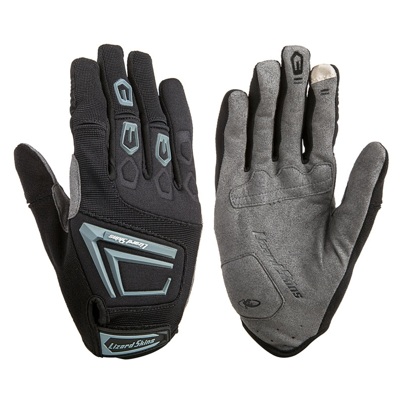 Lizard Skins Monitor 2.0 Long Finger Cycling Gloves - Black - XXL - Sportandleisure.com