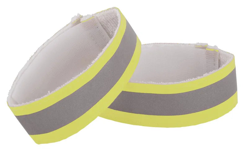 Nathan Reflective Ankle Band - Hi-Viz Yellow - Pack of 2 - Sportandleisure.com