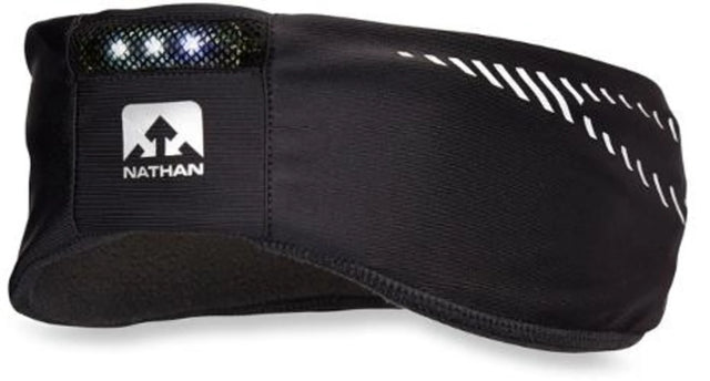 Nathan HeadGasket Lightwave LED Tech Head Band - Black - L/XL - Sportandleisure.com