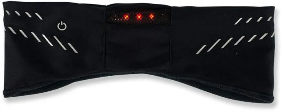Nathan HeadGasket Lightwave LED Tech Head Band - Black - L/XL - Sportandleisure.com