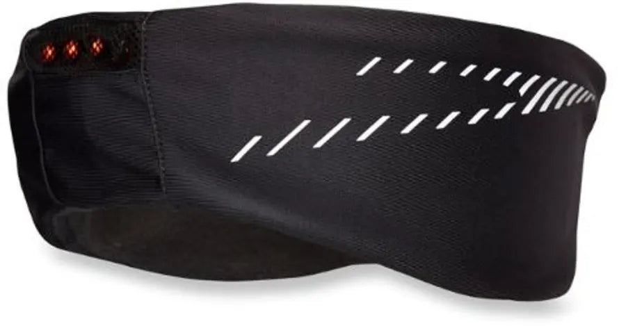 Nathan HeadGasket Lightwave LED Tech Head Band - Black - L/XL - Sportandleisure.com