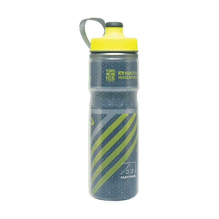 Nathan Fire & Ice II Water Bottle - 600 mL - Dark Slate - Sportandleisure.com