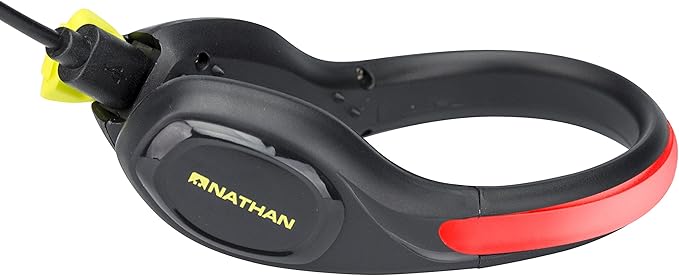 Nathan LightSpur RX LED Foot Light - Black/Safety Yellow - Sportandleisure.com