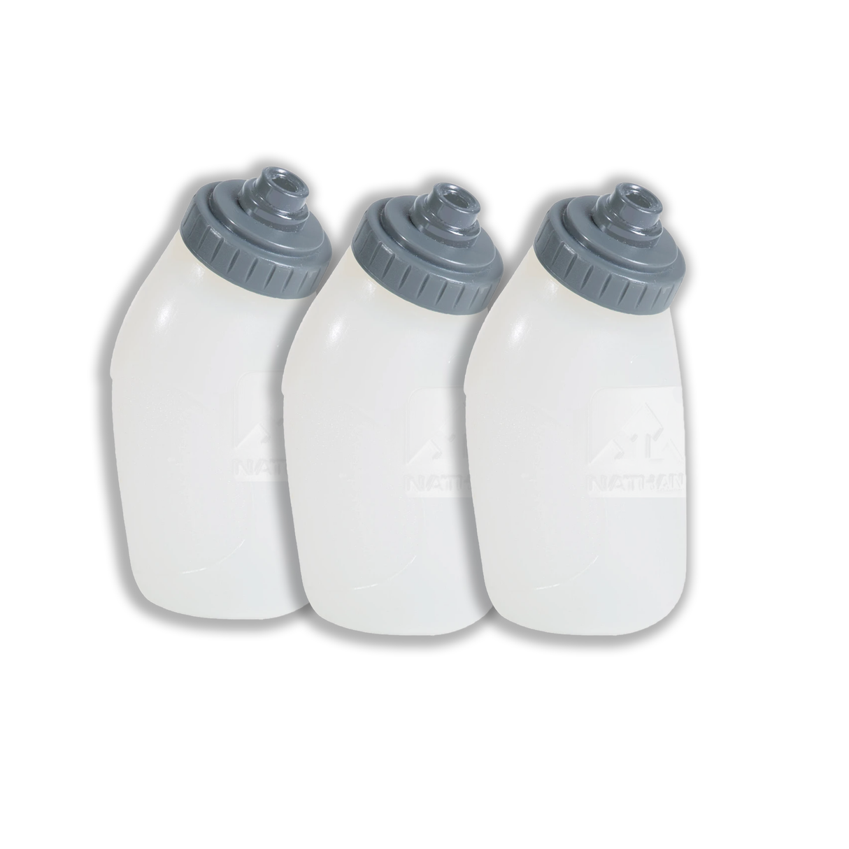 Nathan Replacement 8 oz Nutrition Flask with Race Cap - Pack of 3 - Sportandleisure.com