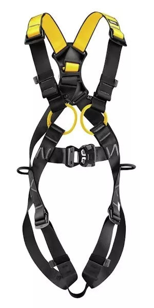 Petzl Newton Fall Protection Climbing Harness - Black/Yellow - Sportandleisure.com