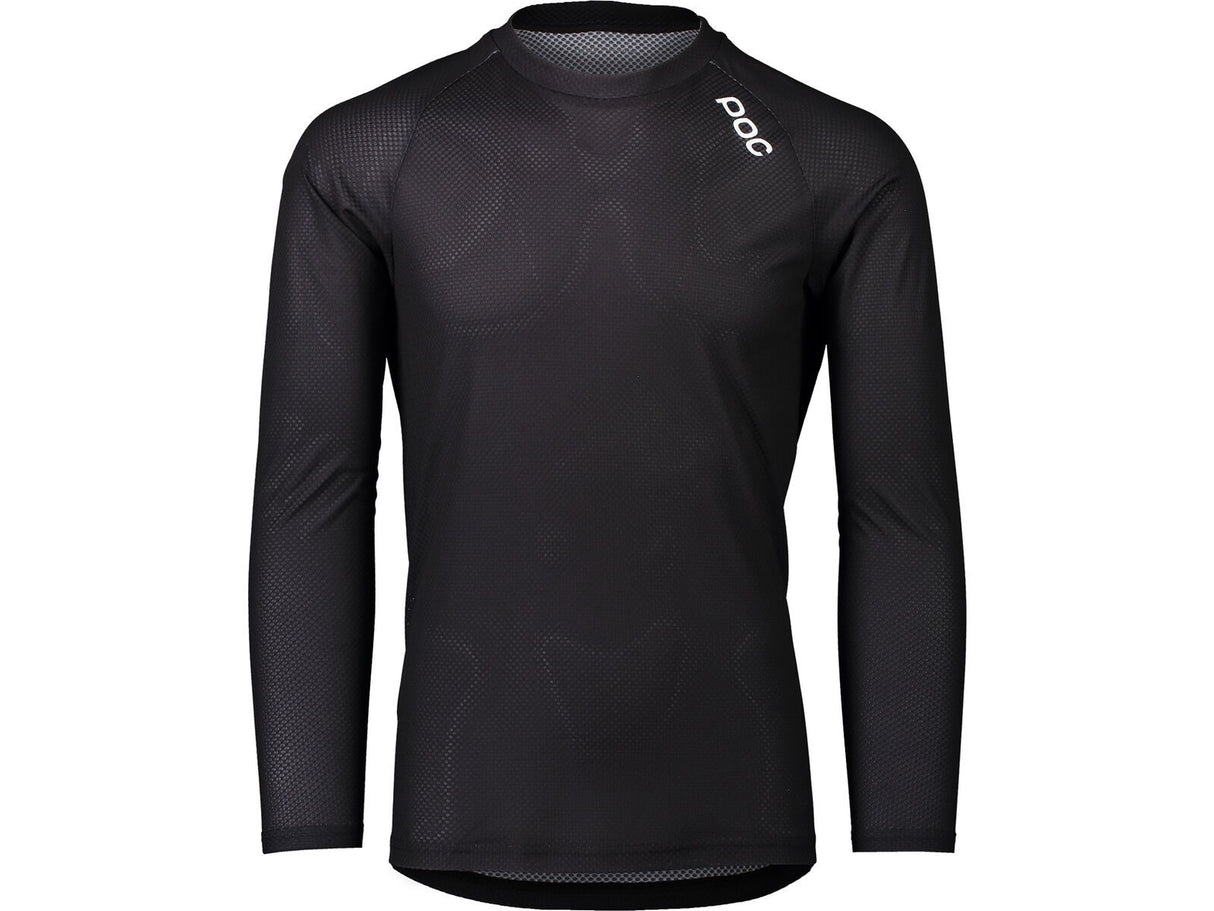 POC MTB Pure Long Sleeve Men's Jersey - Uranium Black - Large - Sportandleisure.com