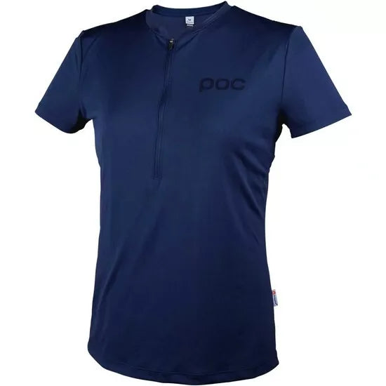 POC Trail Light Zip Women's T-Shirt - Boron Blue - XS - Sportandleisure.com