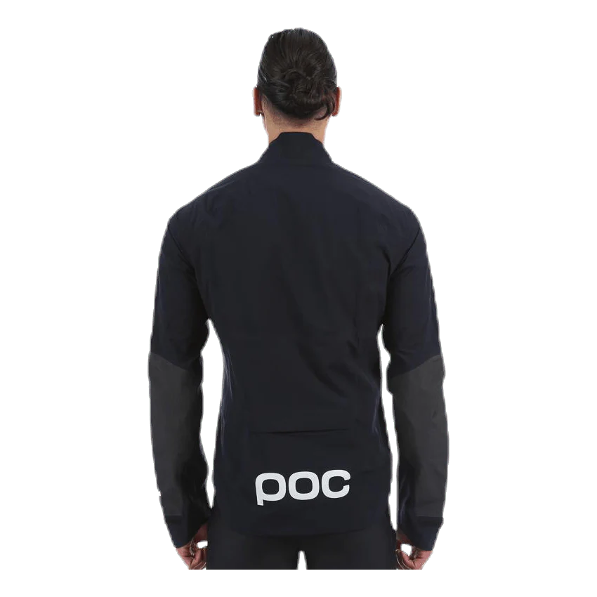POC AVIP Rain Cycling Jacket - Black - Large - Sportandleisure.com