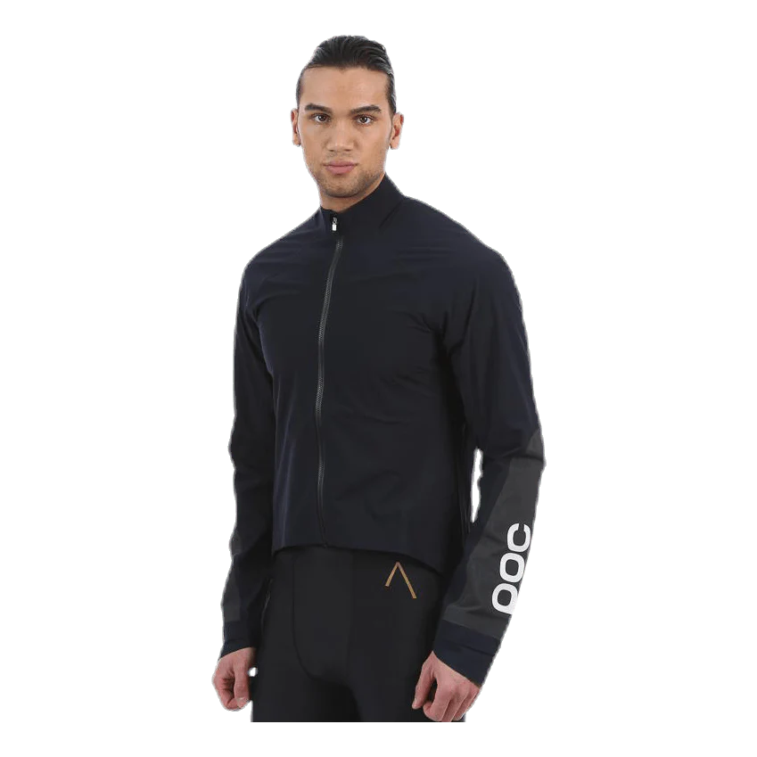 POC AVIP Rain Cycling Jacket - Black - Large - Sportandleisure.com