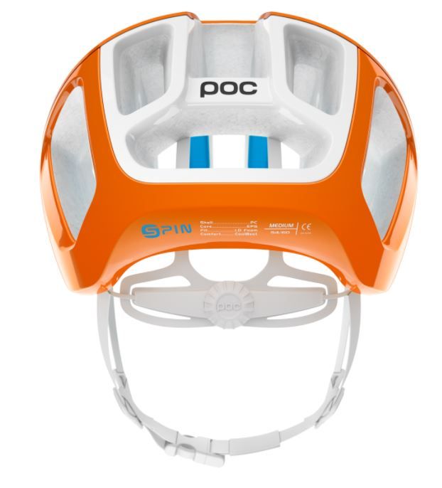 POC Ventral SPIN Cycling Helmet - Zink Orange - Medium - Sportandleisure.com