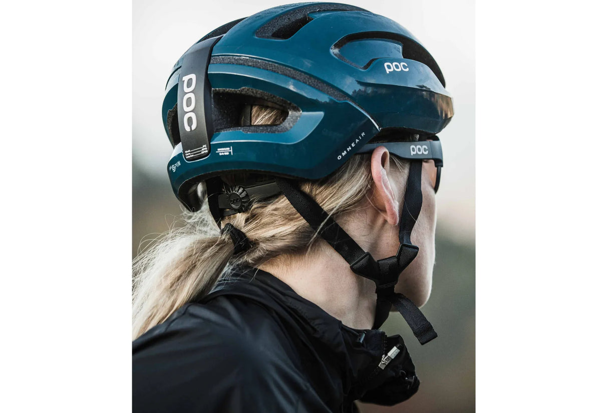 POC Omne Air Spin Cycling Helmet - Antimony Blue - Small - Sportandleisure.com