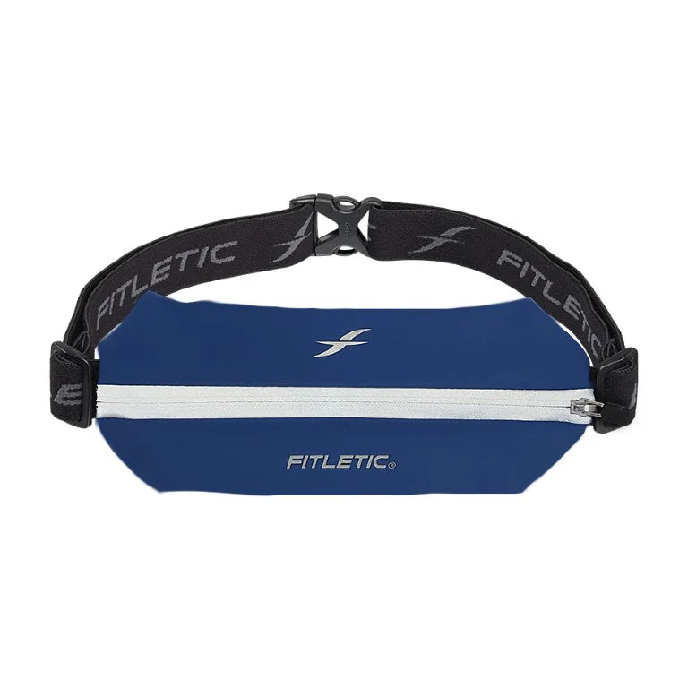 Fitletic Mini Sport Plus Running Belt / Waist Pack - Classic Blue - Sportandleisure.com