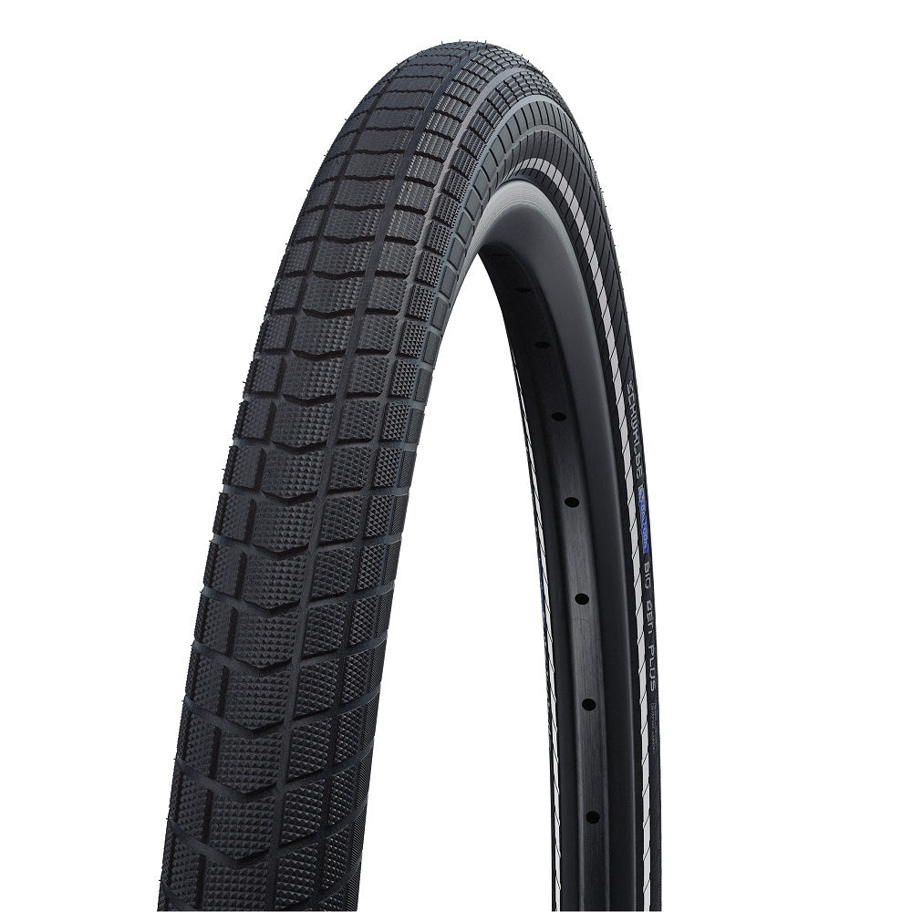 Schwalbe Big Ben Plus 24 x 2.1" Wired Reflective Tyre - Perf / DD / GreenGuard - Sportandleisure.com