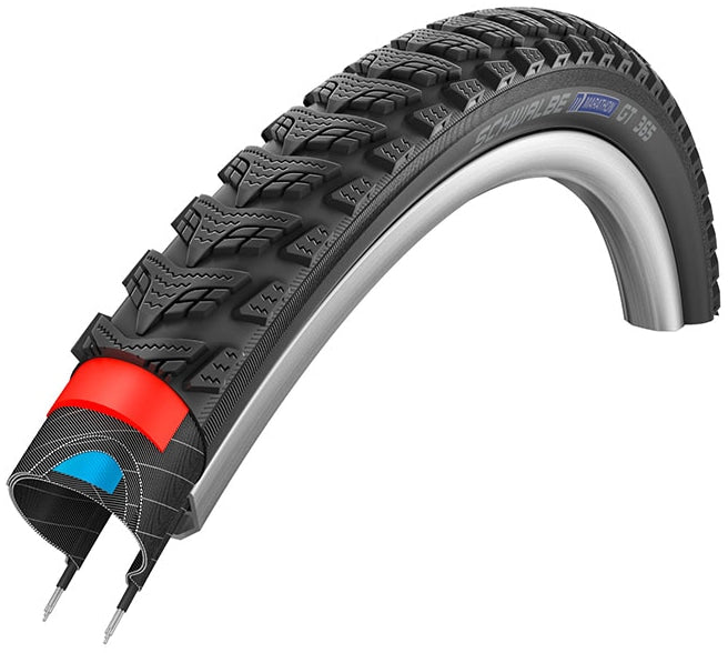 Schwalbe Marathon 28 x 2.15" Wired Reflex City Bike Tyre - DualGuard / TwinSkin - Sportandleisure.com