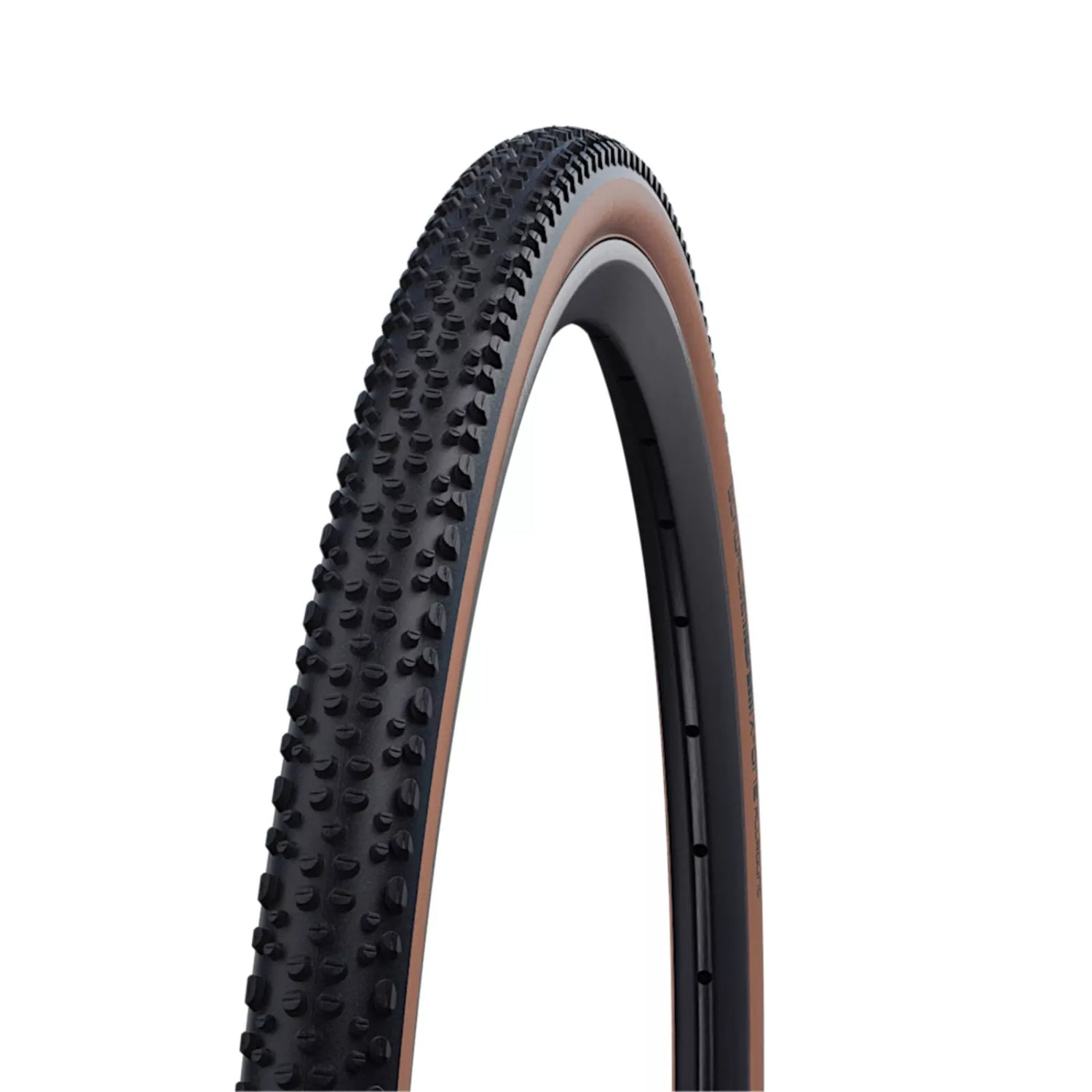 Schwalbe X-One Allround 700 x 33C TLE Gravel Folding Bike Tyre - Bronze - Sportandleisure.com