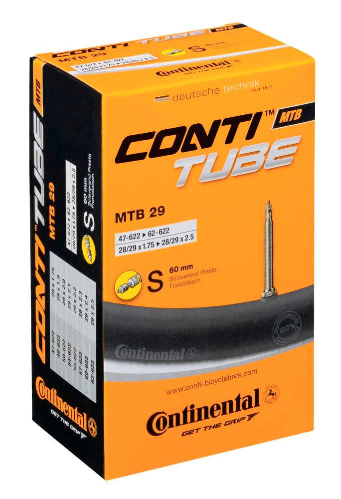 Continental MTB 29" Light 60mm Presta Valve Inner Tube - 29 x 1.75 - 2.4 - Sportandleisure.com