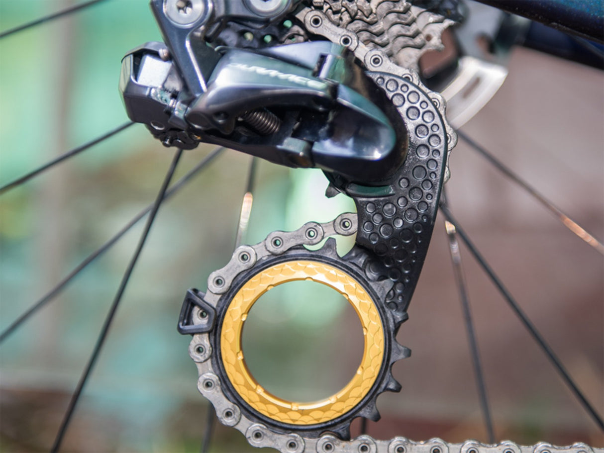 Absolute Black OSPW Shimano Dura-Ace 9100 / Ultegra 8000 Ceramic Hollow Cage - Sport & Leisure