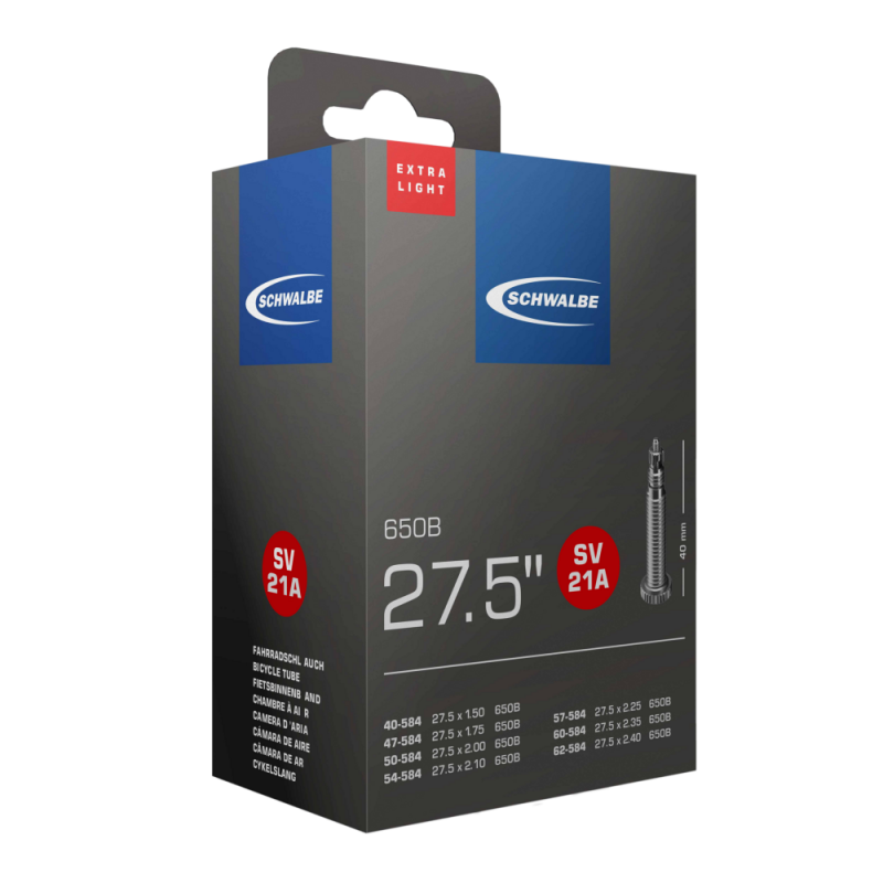 Schwalbe 27.5" x 1.50" - 2.40" (SV21A) inner tube - Sportandleisure.com