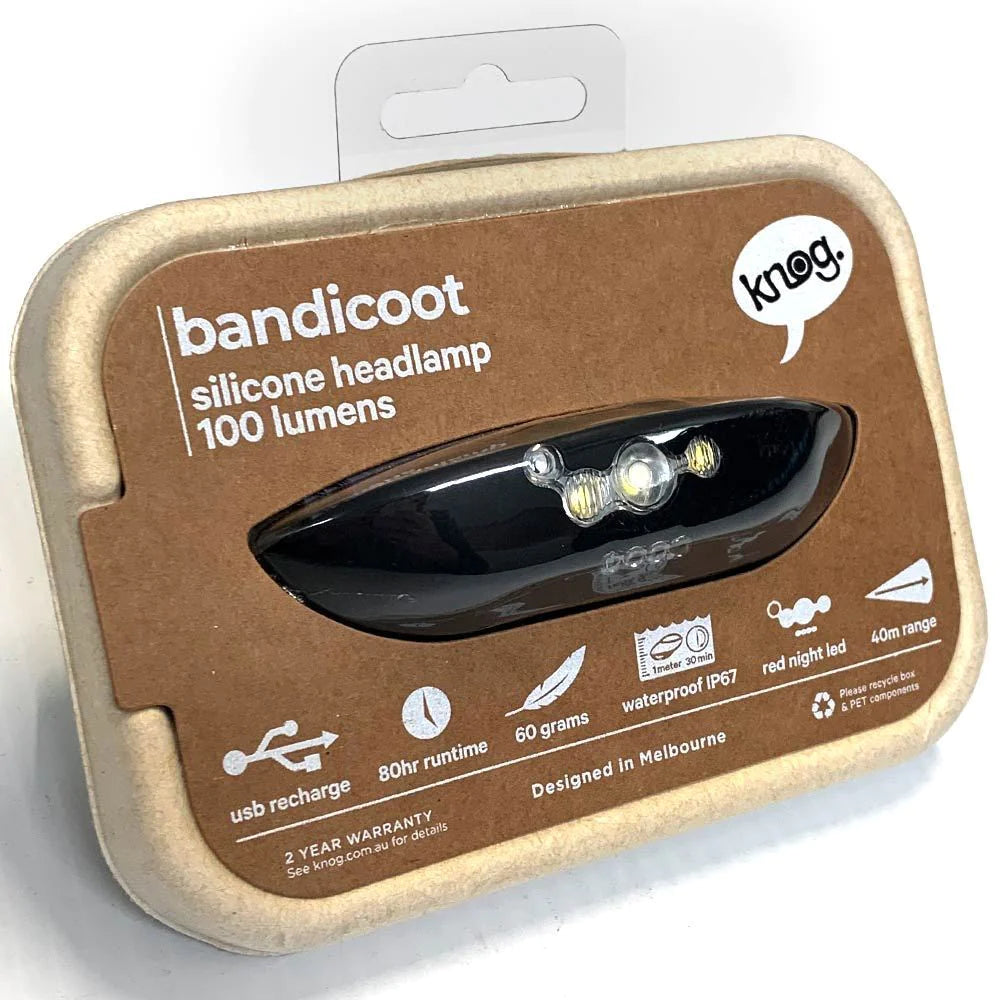 Knog Bandicoot 100 Explorer Headlamp - Sportandleisure.com