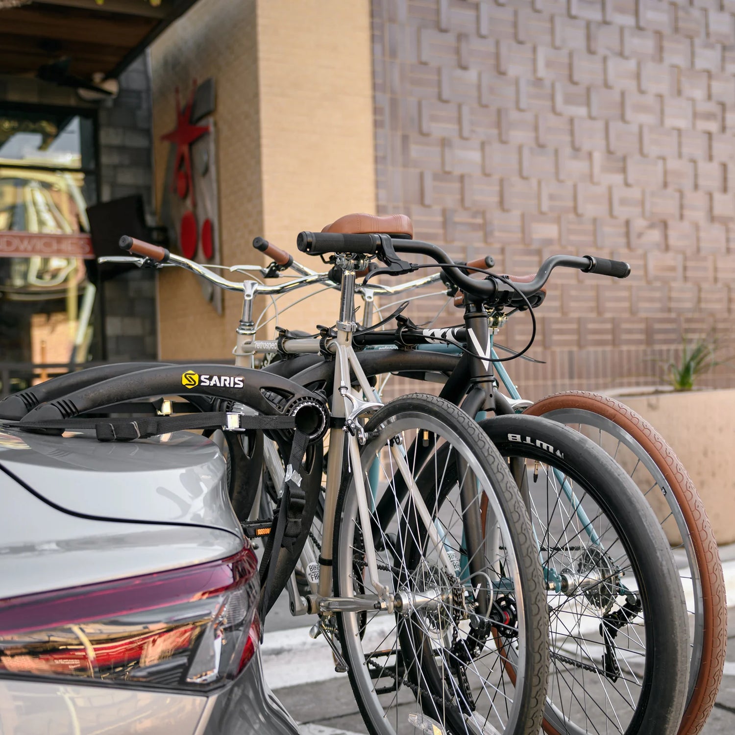 Saris Bones 3 Car Bike Rack - Black - Sportandleisure.com