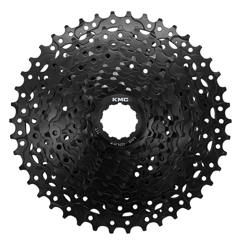 KMC React X11 11 Speed Cassette - 11-42t - Black - Sportandleisure.com