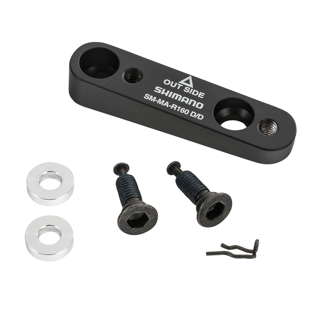 Shimano 160mm Flat Mount Disc Mount Adapter R160 - SM-MA-90-R160 D/D - Sportandleisure.com