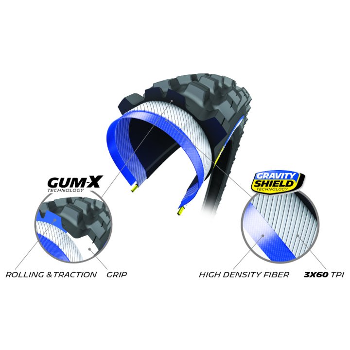 Michelin Wild AM2 29 x 2.4 Competition Line TS Tyre - Black - TLR - Sport & Leisure