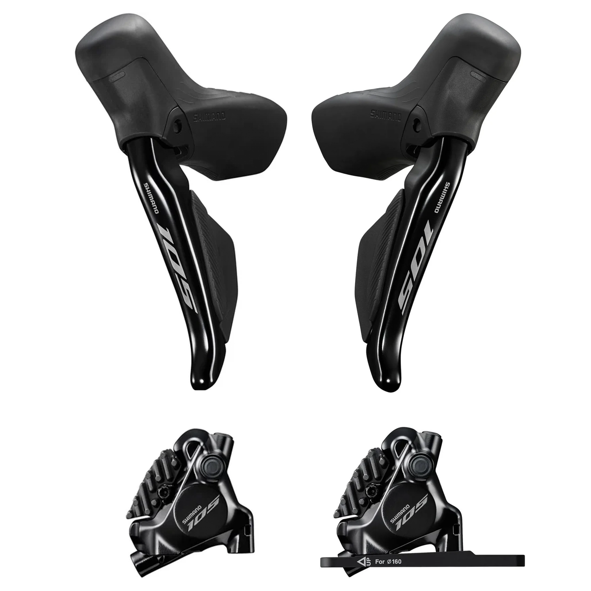 Shimano ST-R7170 105 Di2 Hydraulic Disc STI Shifter / Brake Set