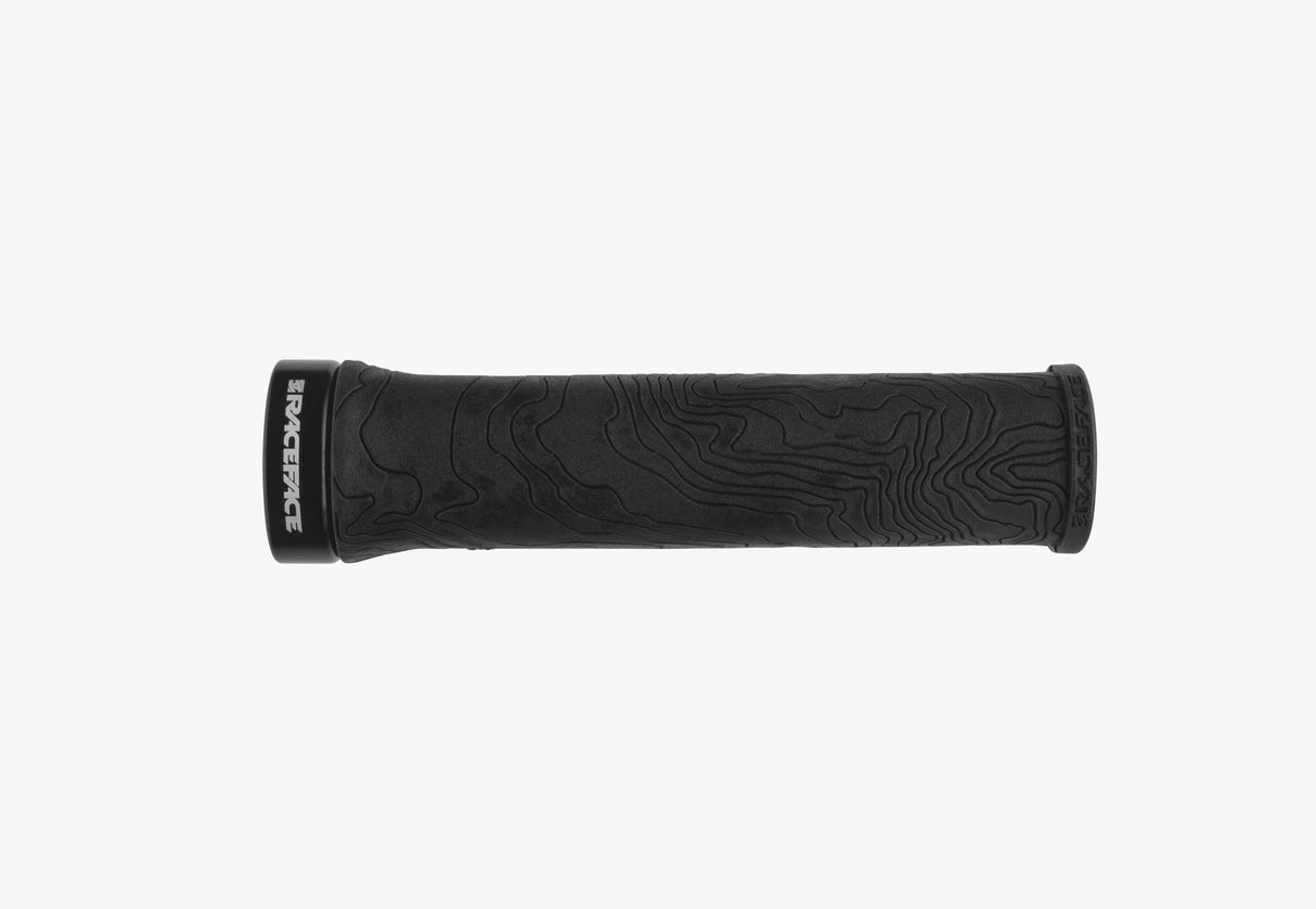 Race Face Half Nelson Lock-On MTB Grips - Black - Sport & Leisure