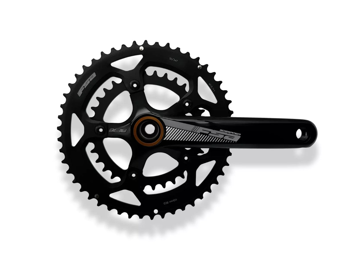 FSA Gossammer BB386 Road Bike Chainset - 50 / 34T - Sportandleisure.com