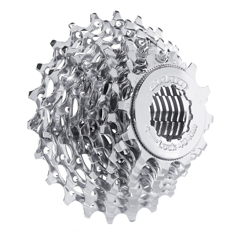 Sram PG-950 9 Speed Cassette - 11-28t - Silver - Sportandleisure.com
