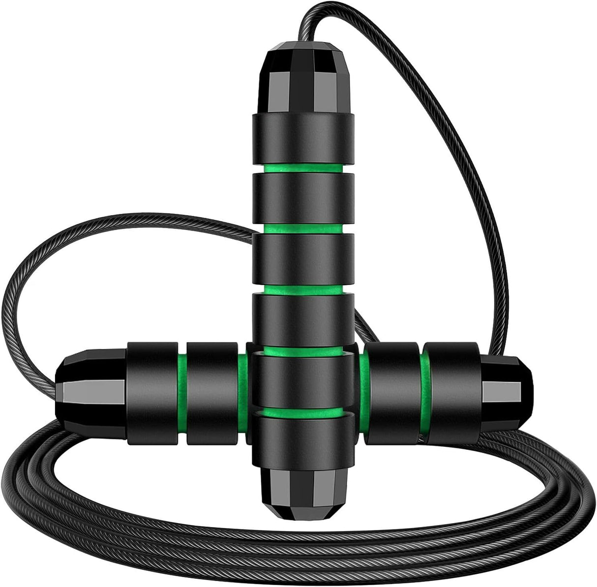 Adjustable Skipping / Jumping Fitness Exercise Rope With Bearings - Buy One Get One Free! - Sportandleisure.com