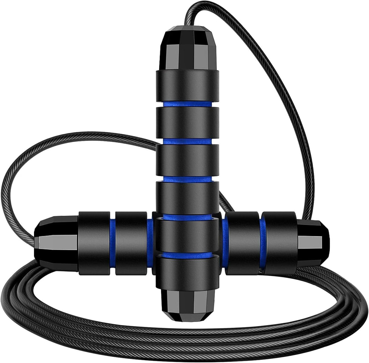 Adjustable Skipping / Jumping Fitness Exercise Rope With Bearings - Buy One Get One Free! - Sportandleisure.com