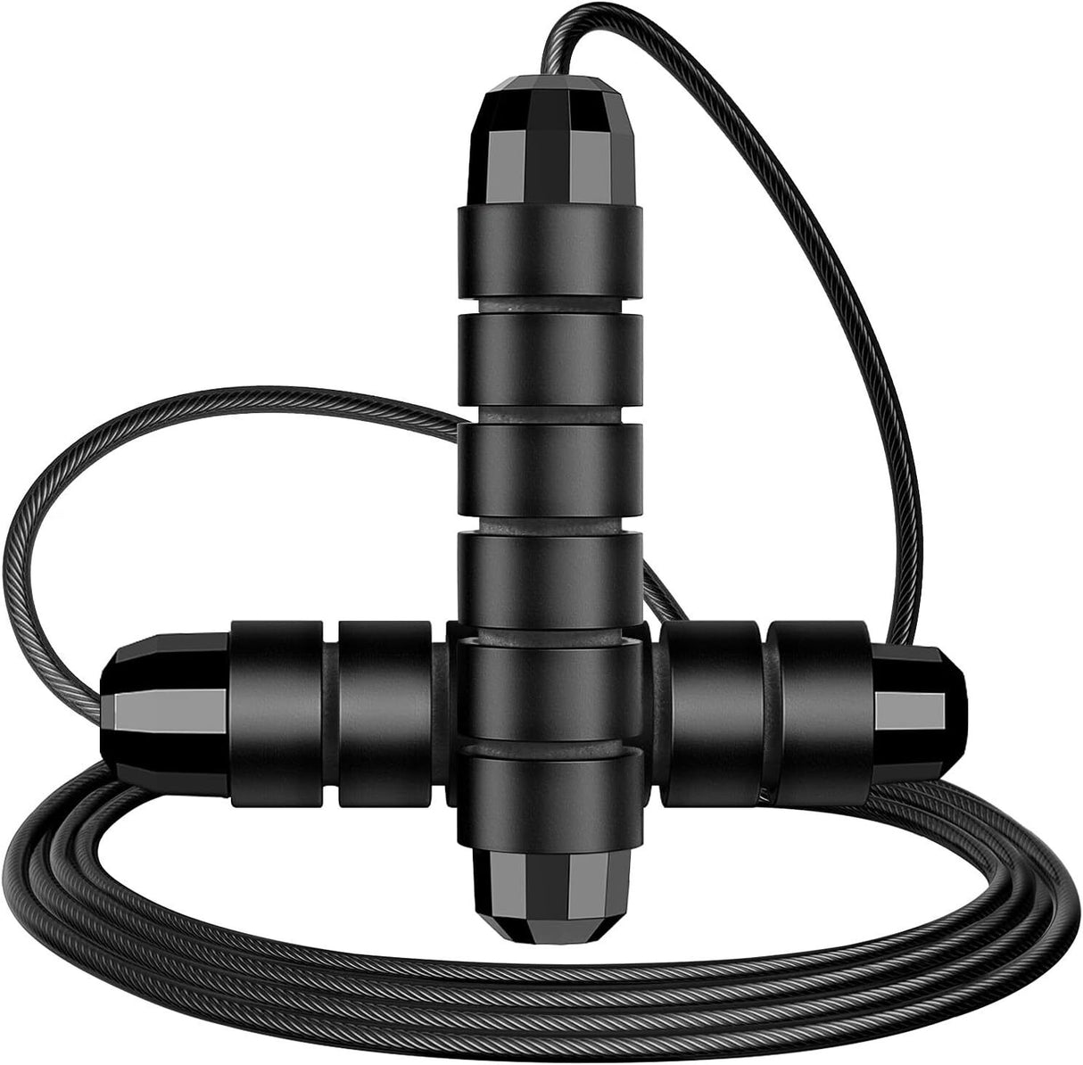 Adjustable Skipping / Jumping Fitness Exercise Rope With Bearings - Buy One Get One Free! - Sportandleisure.com