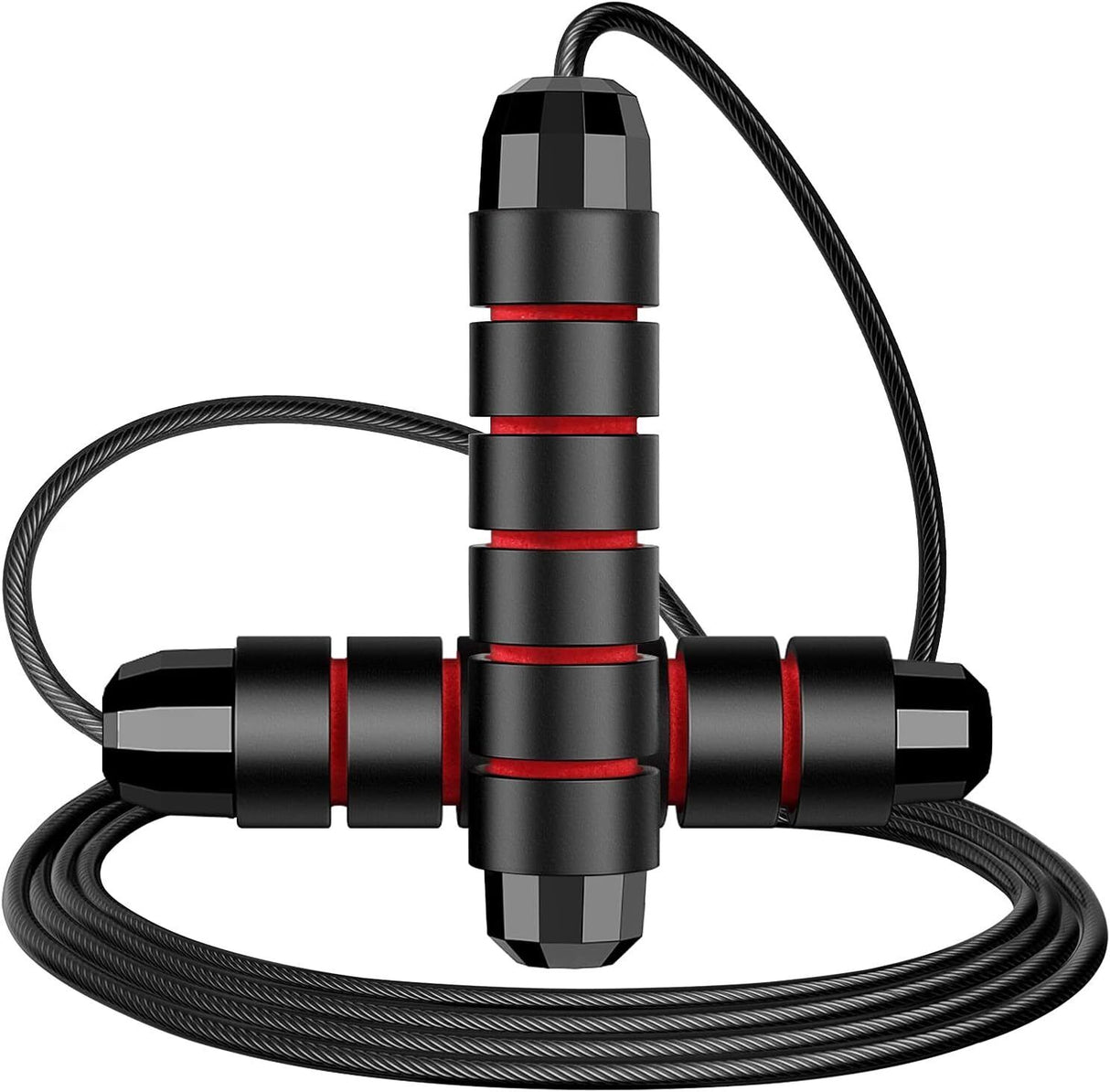 Adjustable Skipping / Jumping Fitness Exercise Rope With Bearings - Buy One Get One Free! - Sportandleisure.com