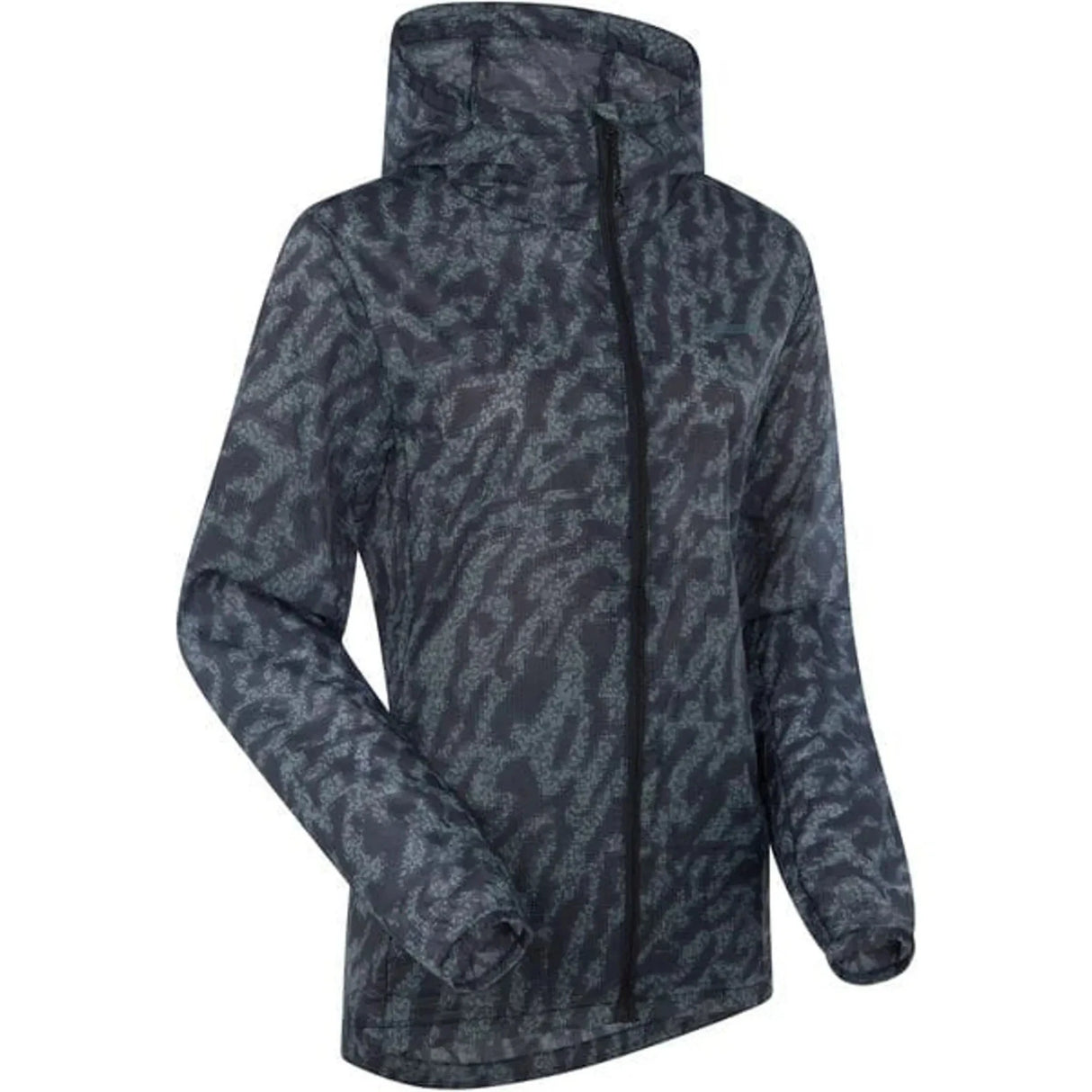Madison Roam Lightweight Packable Women's Jacket Size 10 - Camo Navy Haze - Sport & Leisure