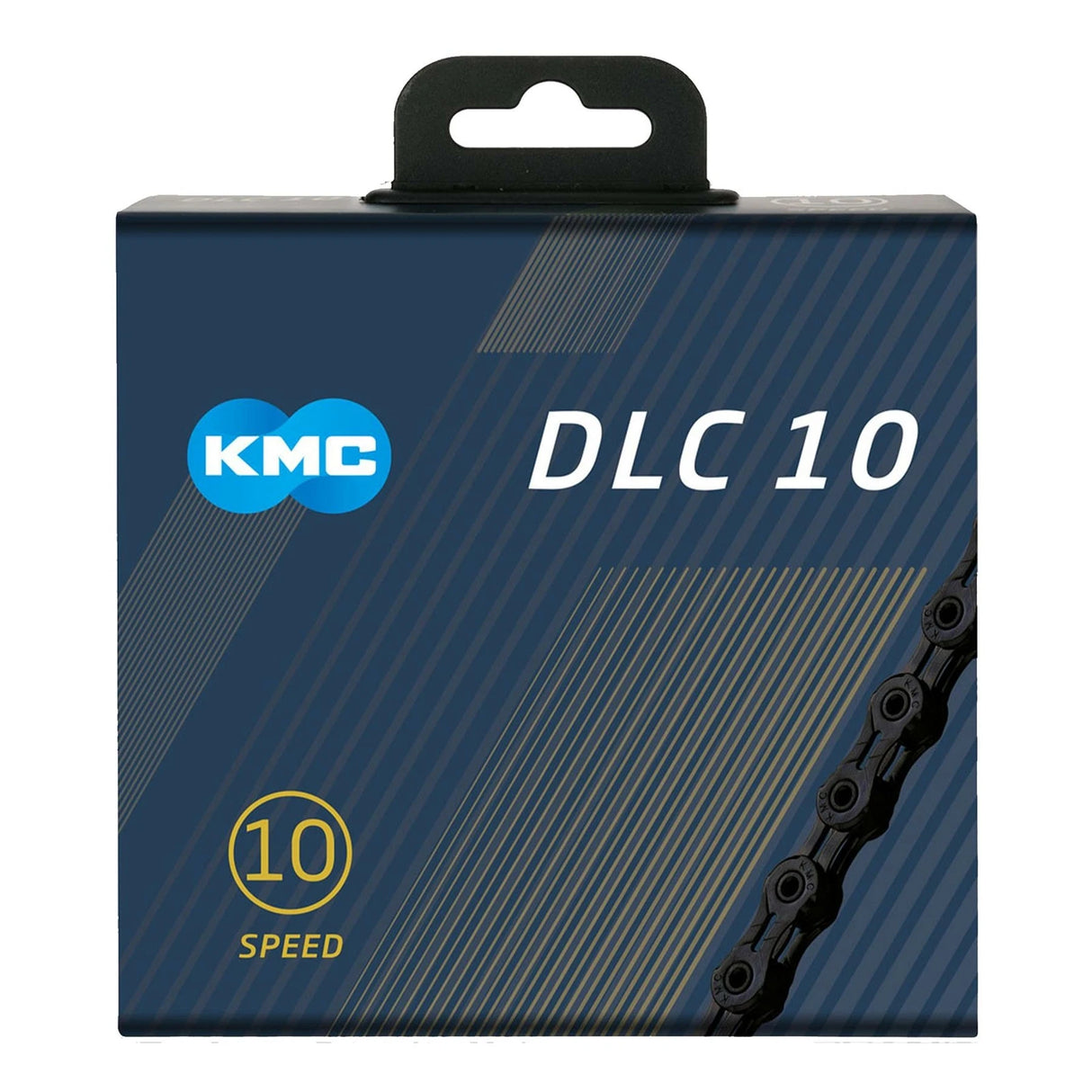 KMC DLC 10 Speed Bike Chain - 116 Links - Black - Sport & Leisure