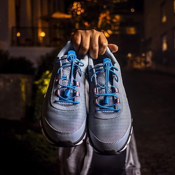 Lock Laces Reflective Elastic No Tie Shoe Laces - Sportandleisure.com
