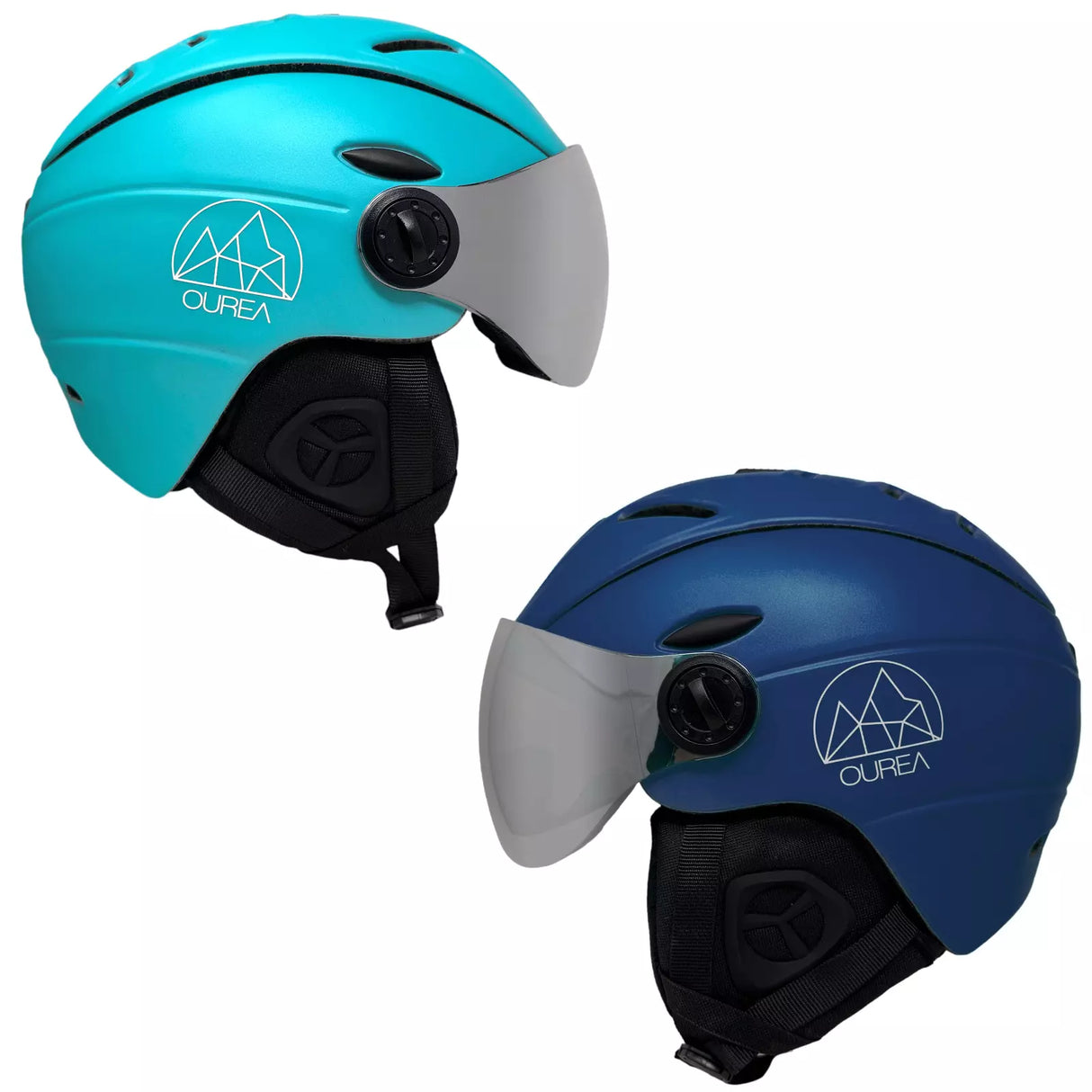 Ourea Optics Summit Visor Ski Helmet With Fidlock Magnetic Clasp - Sportandleisure.com