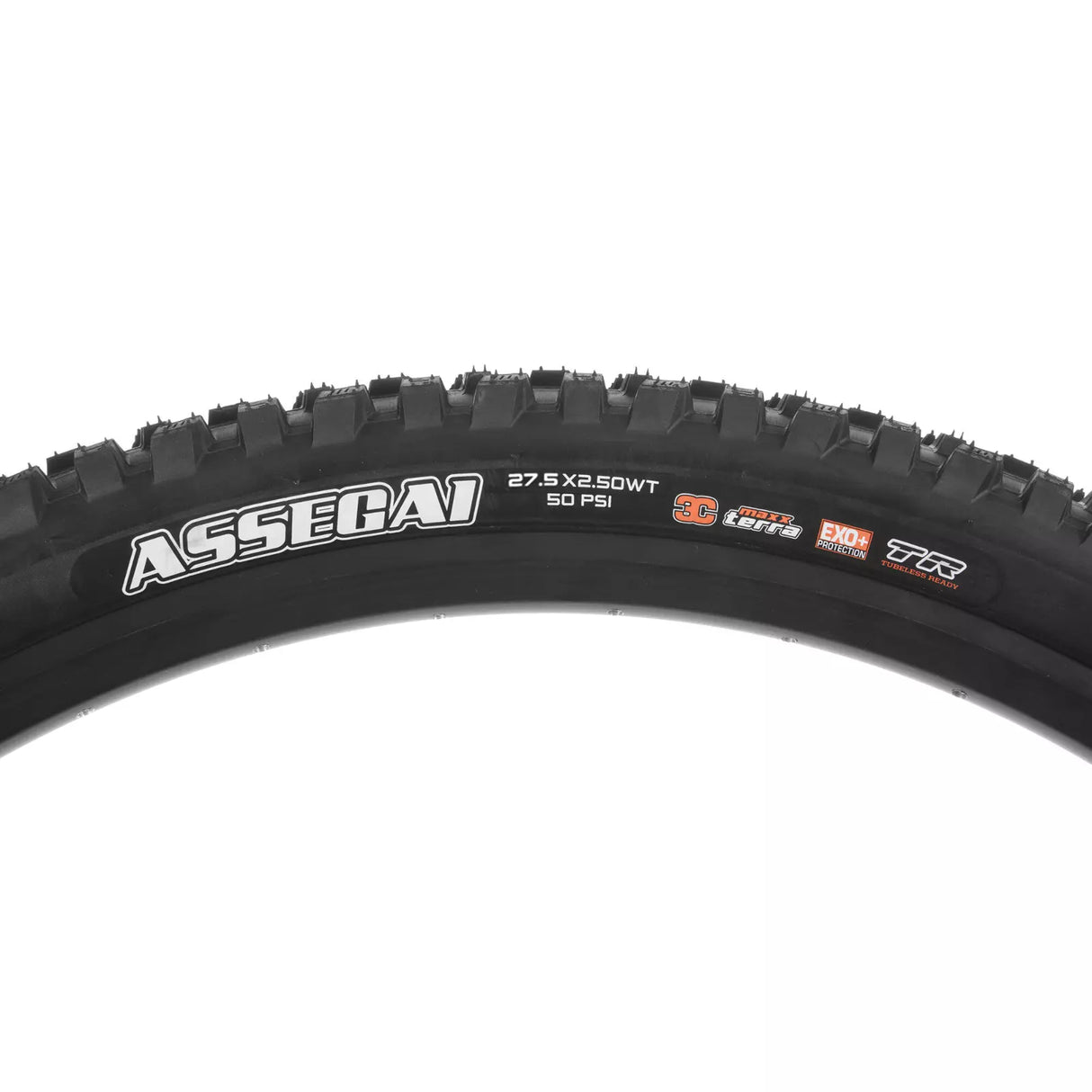 Maxxis Assegai 3C Maxx Grip Exo+ TR Folding Tyre - 27.5 X 2.5 WT - Sportandleisure.com